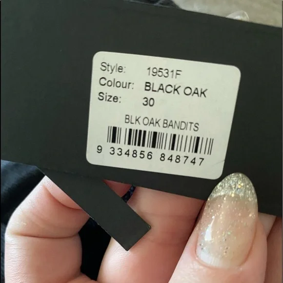 One x One Teaspoon Bandits Frayed Black Shorts SZ 30 NWT Shorts